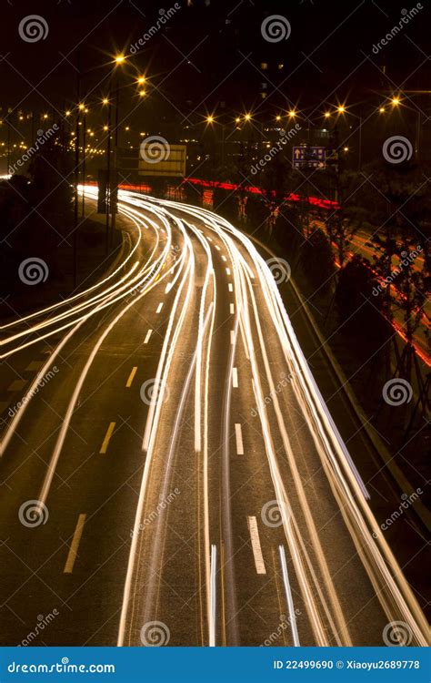 Night in the city road stock photo. Image of pavement - 22499690