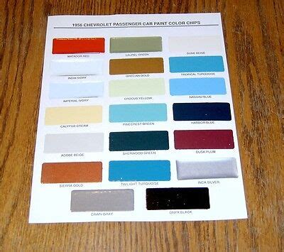 1956 Chevy Truck Paint Colors - Paint Color Ideas