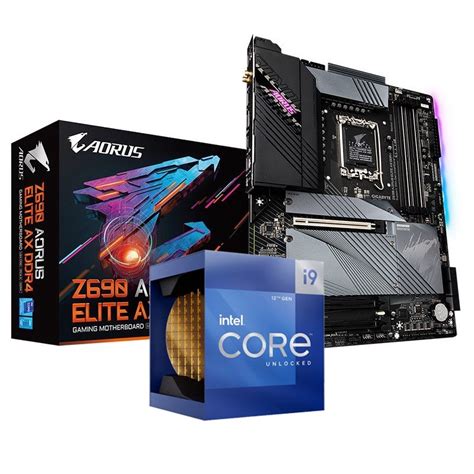 Bundle Deal: Intel Core i9-12900K CPU + Gigabyte Z690 AORUS ELITE AX Motherboard - AC48587 ...