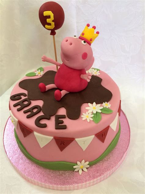 Peppa Pig birthday cake by Jack-in-a-box Cakery Peppa Pig Birthday Cake, How To Make Cake, Jack ...