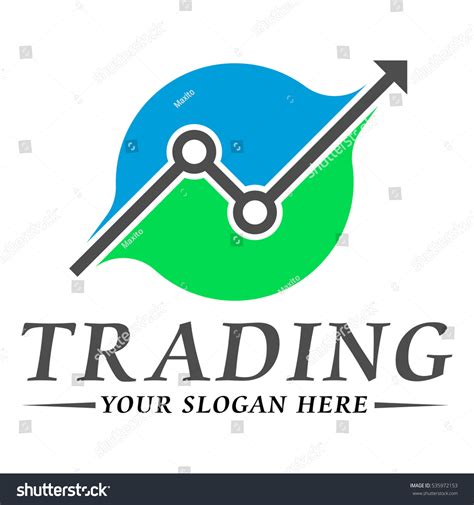 Trading Logo Template Design Stock Vector (Royalty Free) 535972153 ...