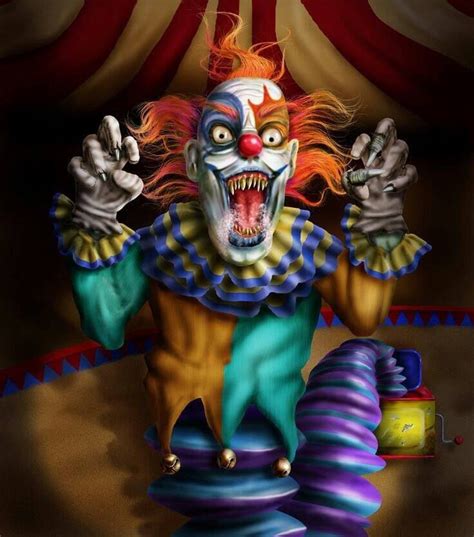 Jack in the box clown | Scary clowns, Creepy clown, Evil clowns