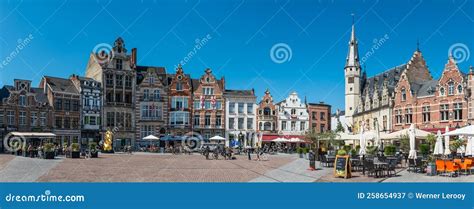 Dendermonde, East Flanders Region, Belgium - Extra Large Panoramic View ...