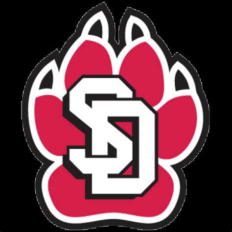 logo_-University-of-South-Dakota-Coyotes-SD-Paw-Print - Fanapeel