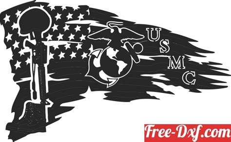 Download us Marine Corps logo flag svg Cp9mi High quality free