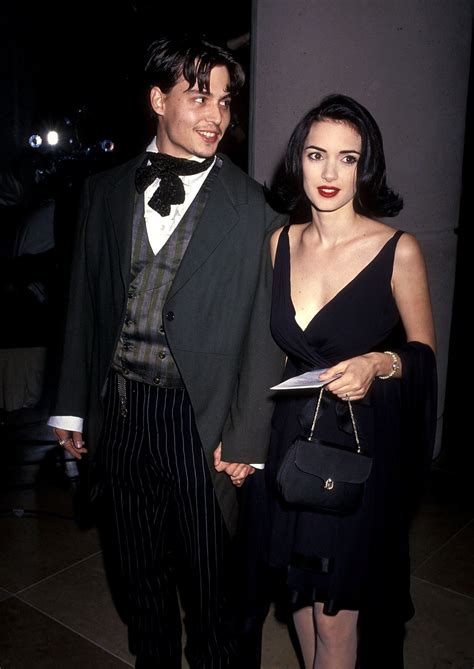 The Best Dressed ’90s Couples From the Golden Globes | Johnny depp and winona, Johnny depp ...