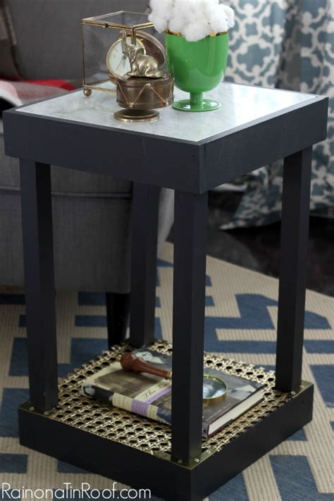 DIY Marble Top Table for $30 or less