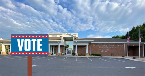 Poll Greeter - Lewisville Library · Forsyth County Democratic Party