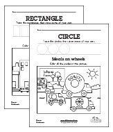 Drawing Shapes Worksheets at PaintingValley.com | Explore collection of Drawing Shapes Worksheets