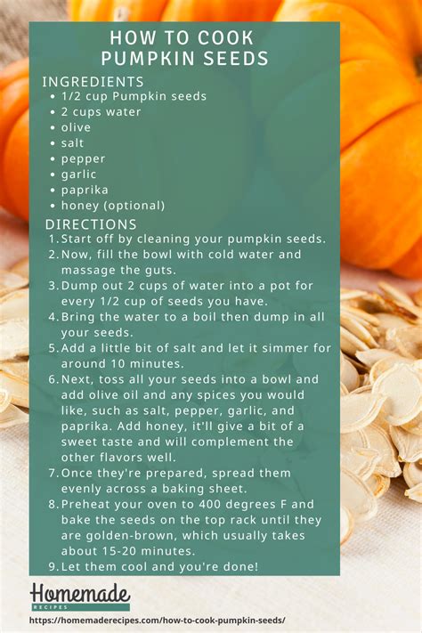 How To Cook Pumpkin Seeds For A Great Fall Snack