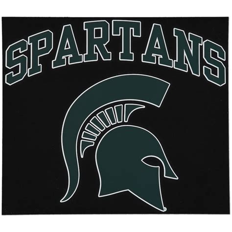 Michigan State Spartans 12" x 12" Arched Logo Decal