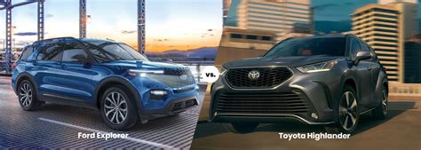 2023 Ford Explorer vs. Toyota Highlander | Northside Ford