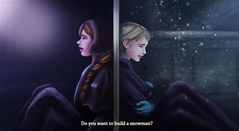 Do you want to build a snowman? by rieline on DeviantArt