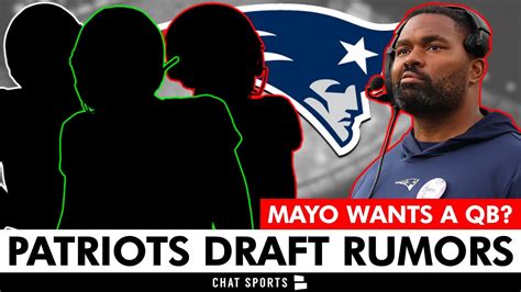 Jerod Mayo WANTS Patriots To Draft A QB In The 2024 NFL Draft? Patriots ...