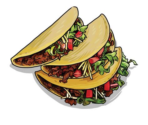 Tacos clipart cuisine mexican, Tacos cuisine mexican Transparent FREE for download on ...