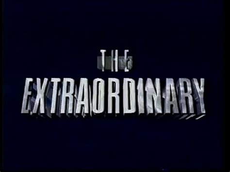 The Extraordinary (TV Series 1993–1996) - Episode list - IMDb