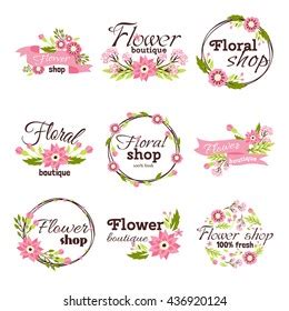 Flower Shop Logo: Over 65,373 Royalty-Free Licensable Stock Vectors ...