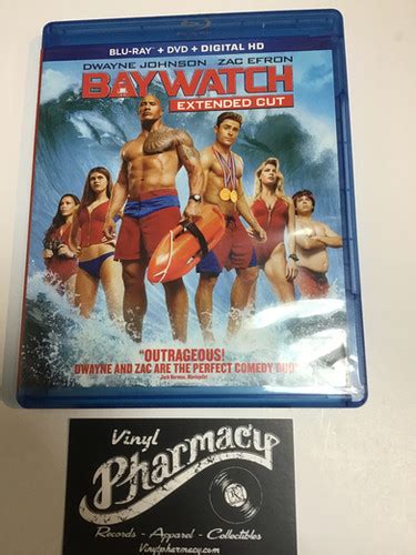 Baywatch : Extended Edition - Dwayne Johnson/Zac Efron (2017) Blu-Ray ...