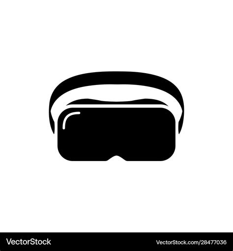 Vr glasses virtual reality headset icon Royalty Free Vector