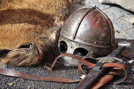 Royalty-Free photo: Two men wearing armor with castle background | PickPik