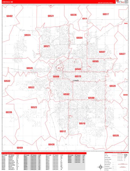 Lincoln Zip Code Map - Black Sea Map