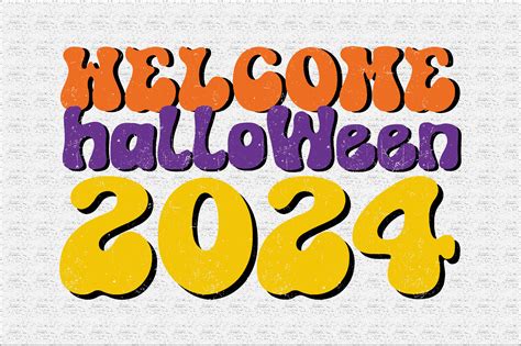 Welcome HalloWeen 2024 Retro Design Graphic by CitraGraphics · Creative ...