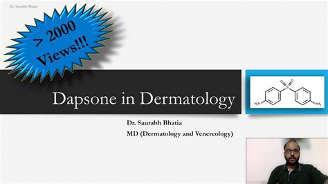 Dapsone in Dermatology - Drug, Mechanism of Action, Use, Side-effects - YouTube