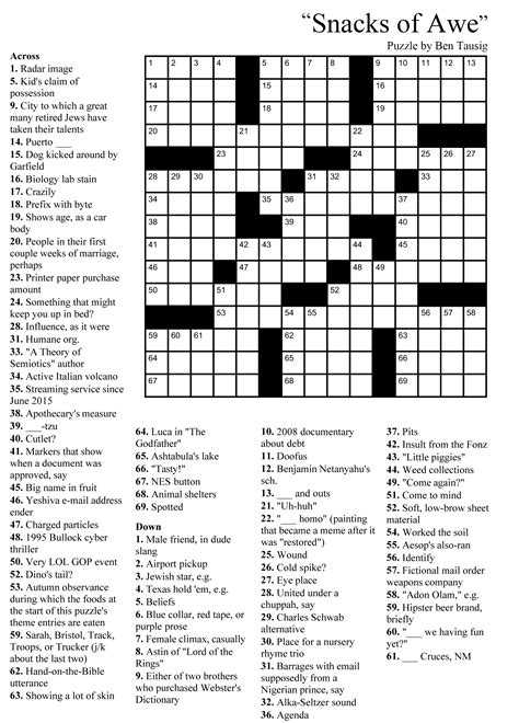 Crossword Puzzles for Adults - Best Coloring Pages For Kids