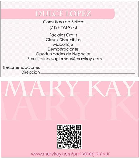 Mary Kay Business Card on Behance