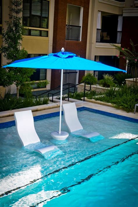 In-Pool Lounge Chairs For Baja Shelf - In-Pool Chaise | Ledge Lounger ...