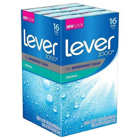 Lever 2000 Bar Soap, Original, 4 oz, 16 bar - Walmart.com - Walmart.com