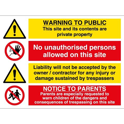 Construction Safety Signage
