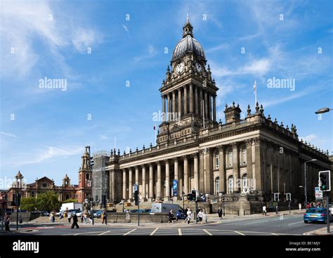 Leeds Town Hall designed by the local architect Cuthbert Brodrick ...