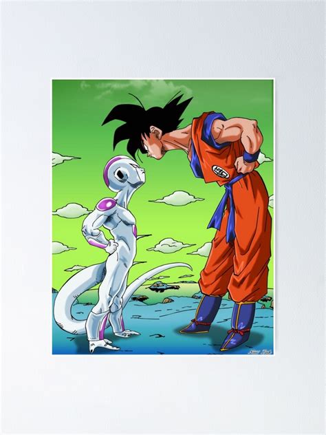 "Goku vs Frieza" Poster by GOKA | Redbubble