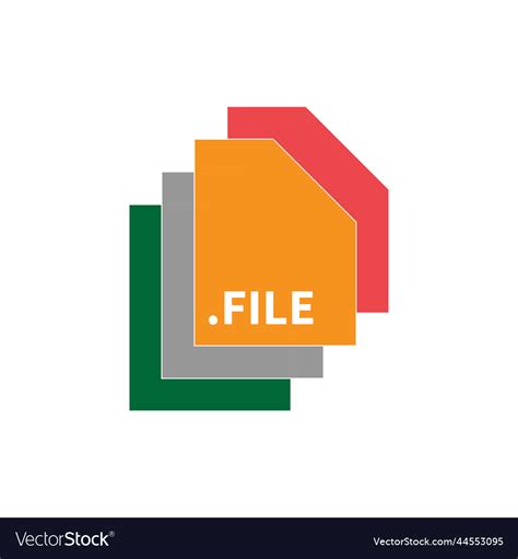 Source file icon logo design template isolated Vector Image