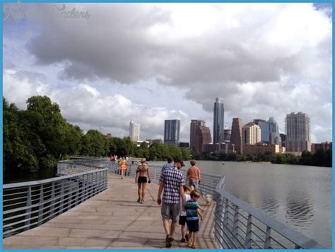 Lady Bird Lake Hike And Bike Trail Map - TravelsFinders.Com