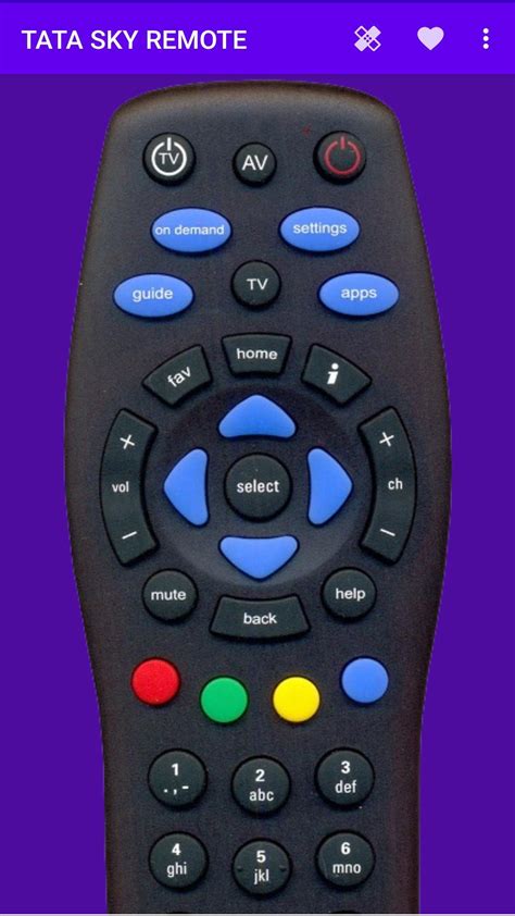 TaTa Sky Remote App- Remote For Tata Sky Setup Box for Android - APK Download