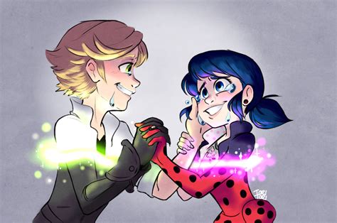 Adrien and Marinette - Miraculous Ladybug Fan Art (40185550) - Fanpop