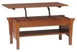 Mission Lift-Top Coffee Table from DutchCrafters Amish Furniture