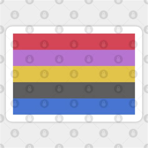 Androgyne Flag - Androgyne - Sticker | TeePublic