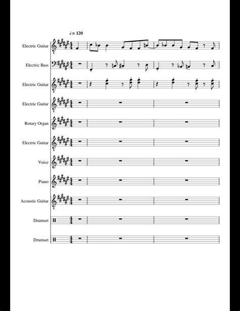 All Star - Smash Mouth (Reuploaded) sheet music for Piano, Guitar, Bass ...