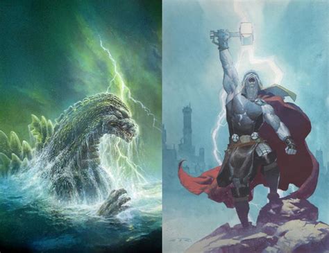 Does Godzilla Always Win? Godzilla vs Thor Odinson - Battles - Comic Vine