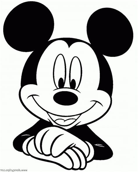 Mickey Mouse Face Drawing | Free download on ClipArtMag