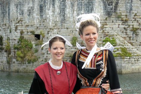 "Ladies in Traditional Breton Costume " by 29Breizh33 | Redbubble