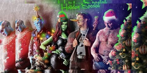 Guardians of the Galaxy Holiday Special Gets Christmasy Fan Poster