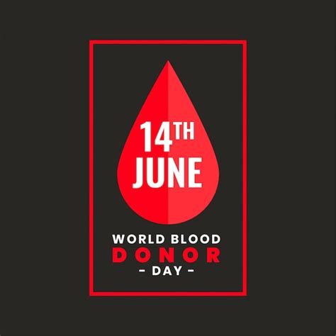 Free Vector | Poster design for international world blood donor day