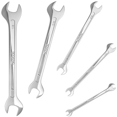 Buy Olsa Tools Thin Wrenches Set - Open Ended Wrench Set (5pc SAE ...