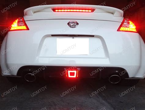 2009-up Nissan 370Z LED 4th Brake Rear Fog Light Reverse Lamp DIY