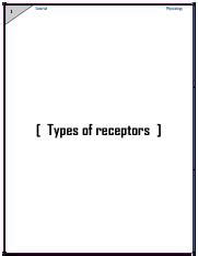 Types of Receptors.pdf - 1 Tutorial Types of receptors Physiology ...