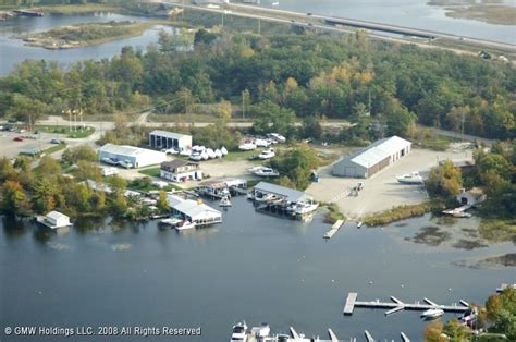 Port Severn Marina in Port Severn, Ontario, Canada